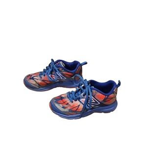 New Balance Kids' Blue and Orange Sneakers